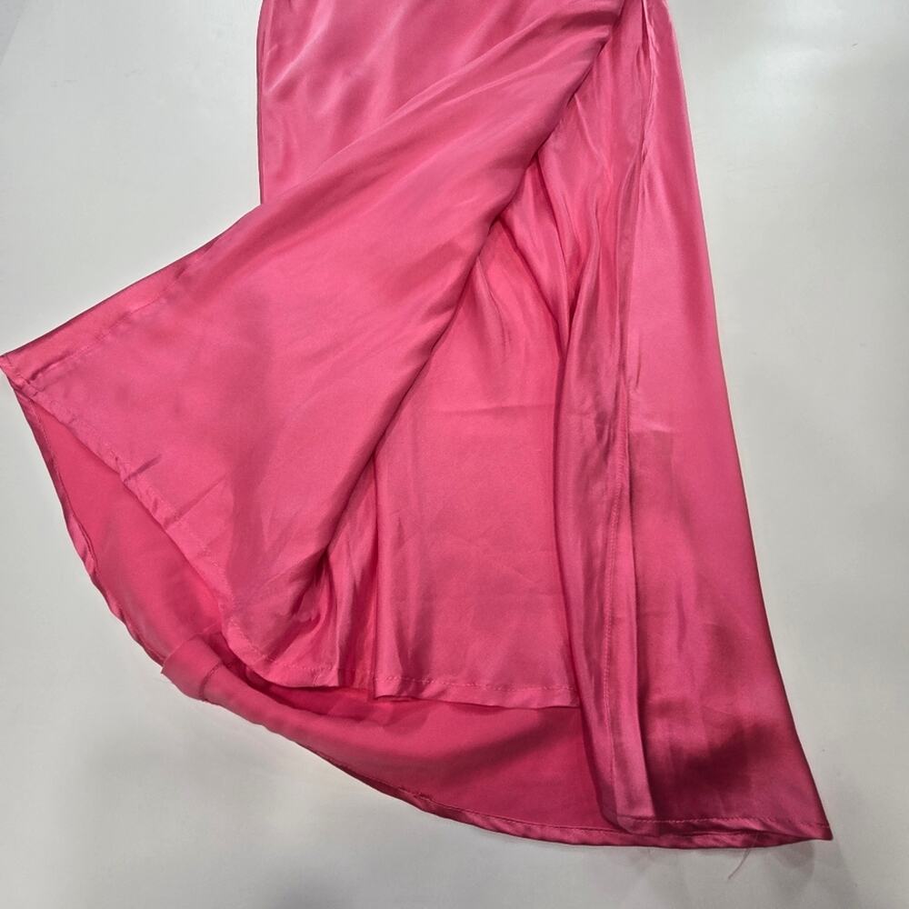 The Sei One Shoulder Cut Out Gown in Flamingo Size 10 - Picture 4 of 15